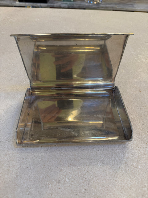 Minimalist Italian Stainless Steel Box, 1970s