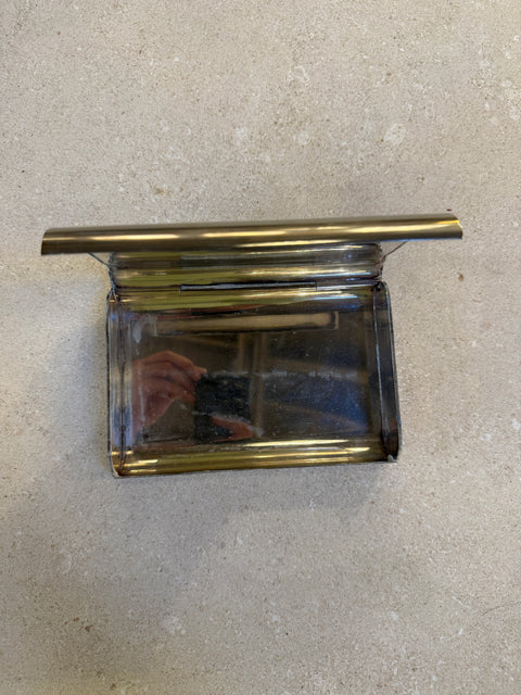 Minimalist Italian Stainless Steel Box, 1970s