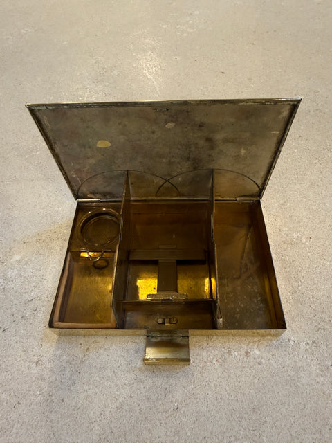 Multi Compartment Brass Box