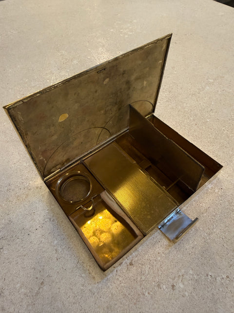 Multi Compartment Brass Box