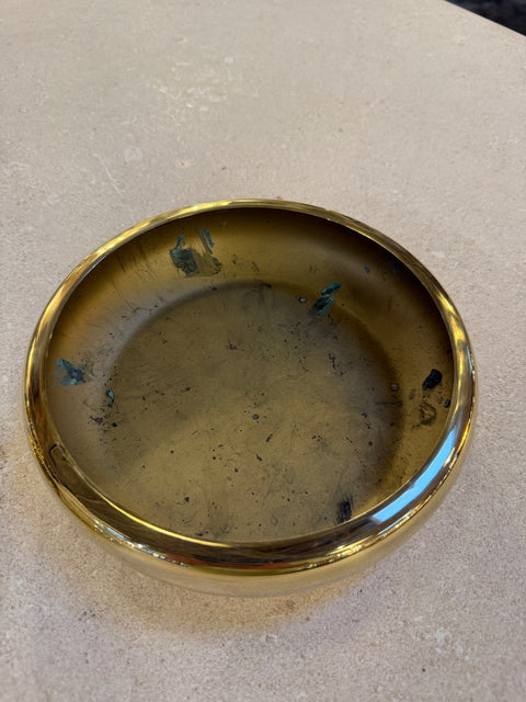 Brass Lidded Box, Mid-Century Modern