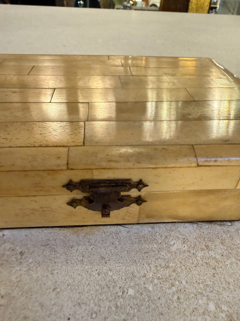 Decorative Box with Black Velvet Interior, 1970s