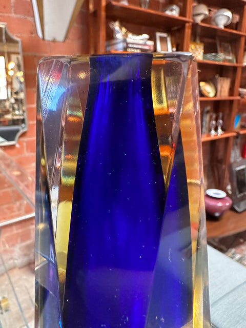 Small Decorative Italian Murano Vase by Mandruzzato 1960