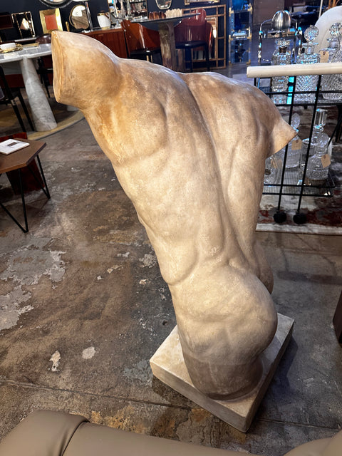 Plaster Cast of 'Gladiatore Borghese" (Late 1970s, Italy)