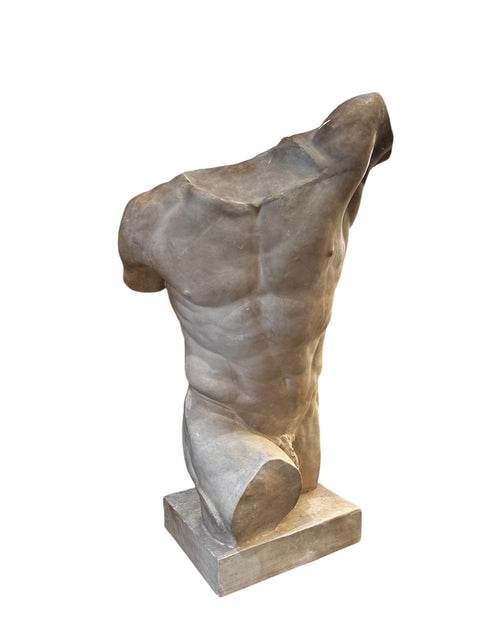 Plaster Cast of 'Gladiatore Borghese" (Late 1970s, Italy)