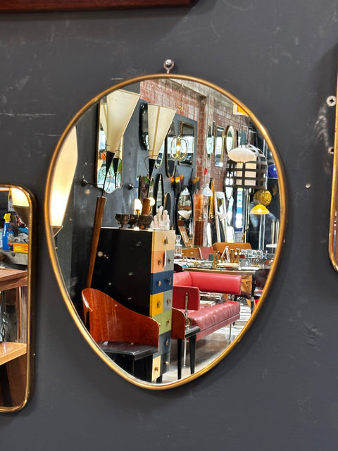 Vintage Italian Wall Mirror 1960s