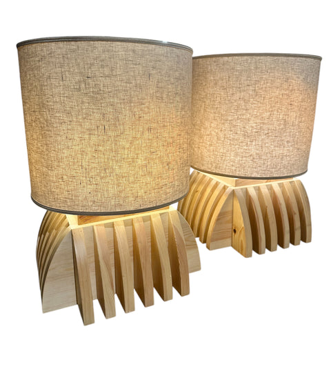 Pair of Annabella Lamps by Mario Ceroli, 1990s