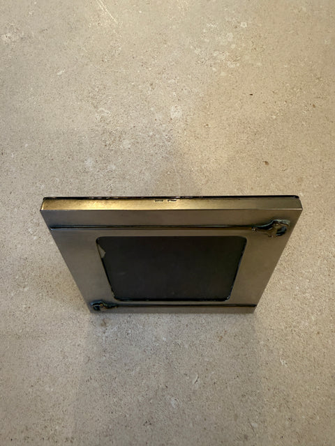 Gucci Silver-Plated Picture Frame with Equestrian Bar Motifs, Italy, 1970s