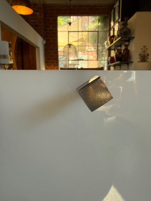 Table Lamp with Blue Murano Glass Base and Acrylic Shade, 1970s