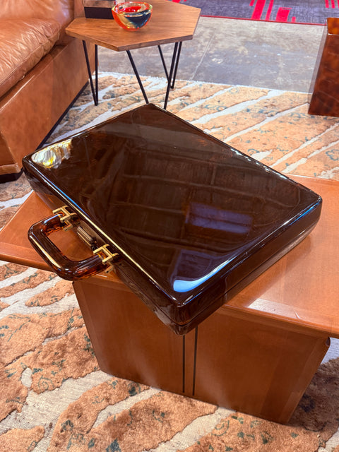 Italian Plexiglass Suitcase 80s