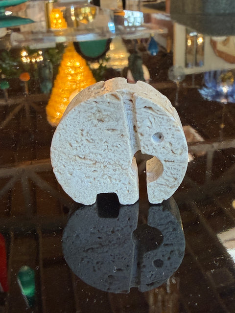 Set of Four Travertine Animal Sculptures by Fratelli Mannelli, Italy, 1970s