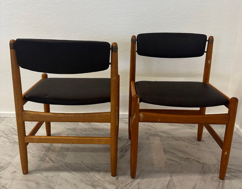 Set of 6 Oak Dining Chairs by Børge Mogensen for Karl Andersson & Söner, 1950s