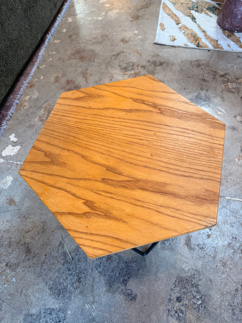 Gio Ponti Modular Hexagonal Coffee Table, ISA Bergamo, Italy, 1950s