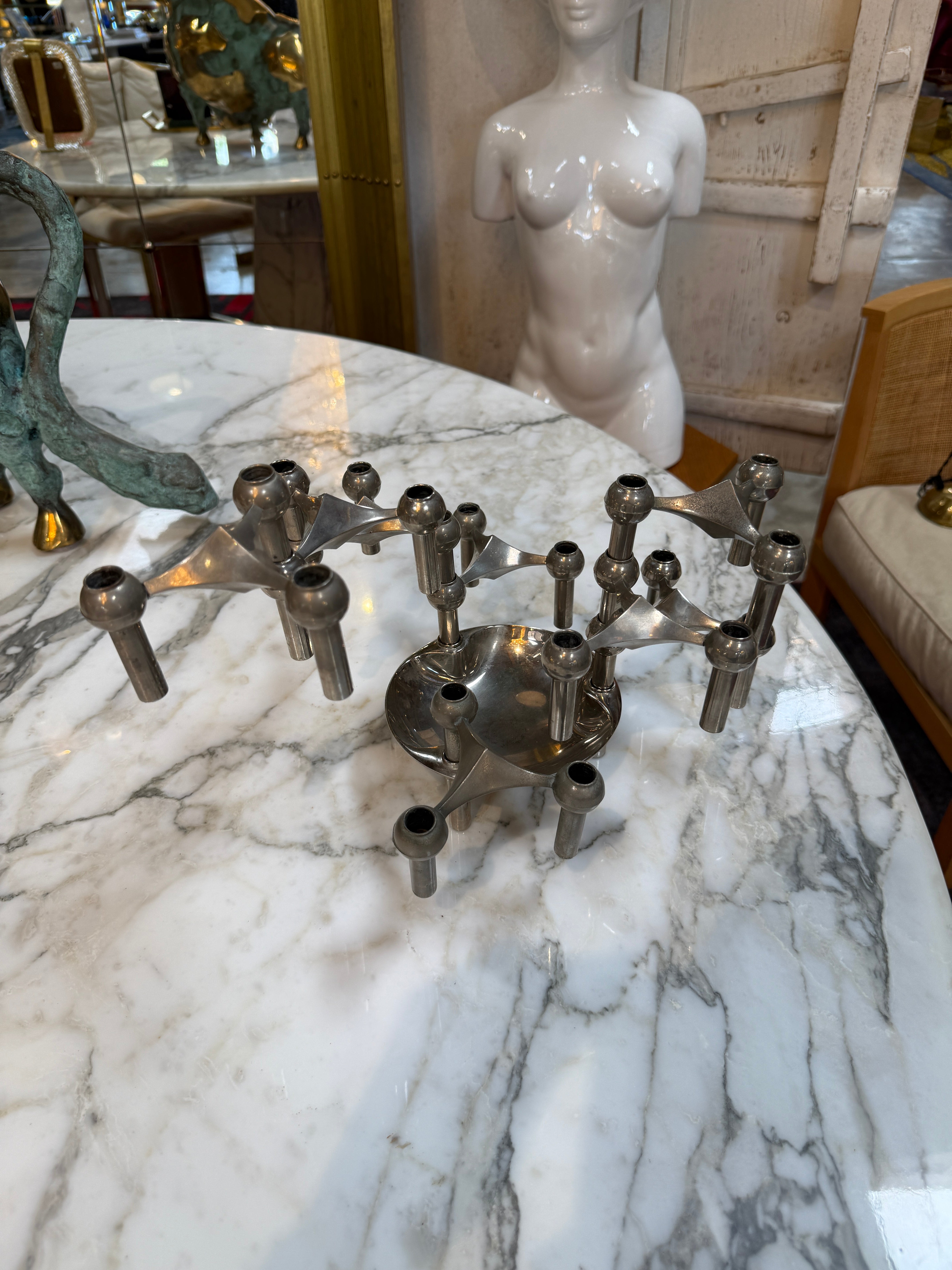 Vintage Modular Candleholder Set by Stoff & Nagel