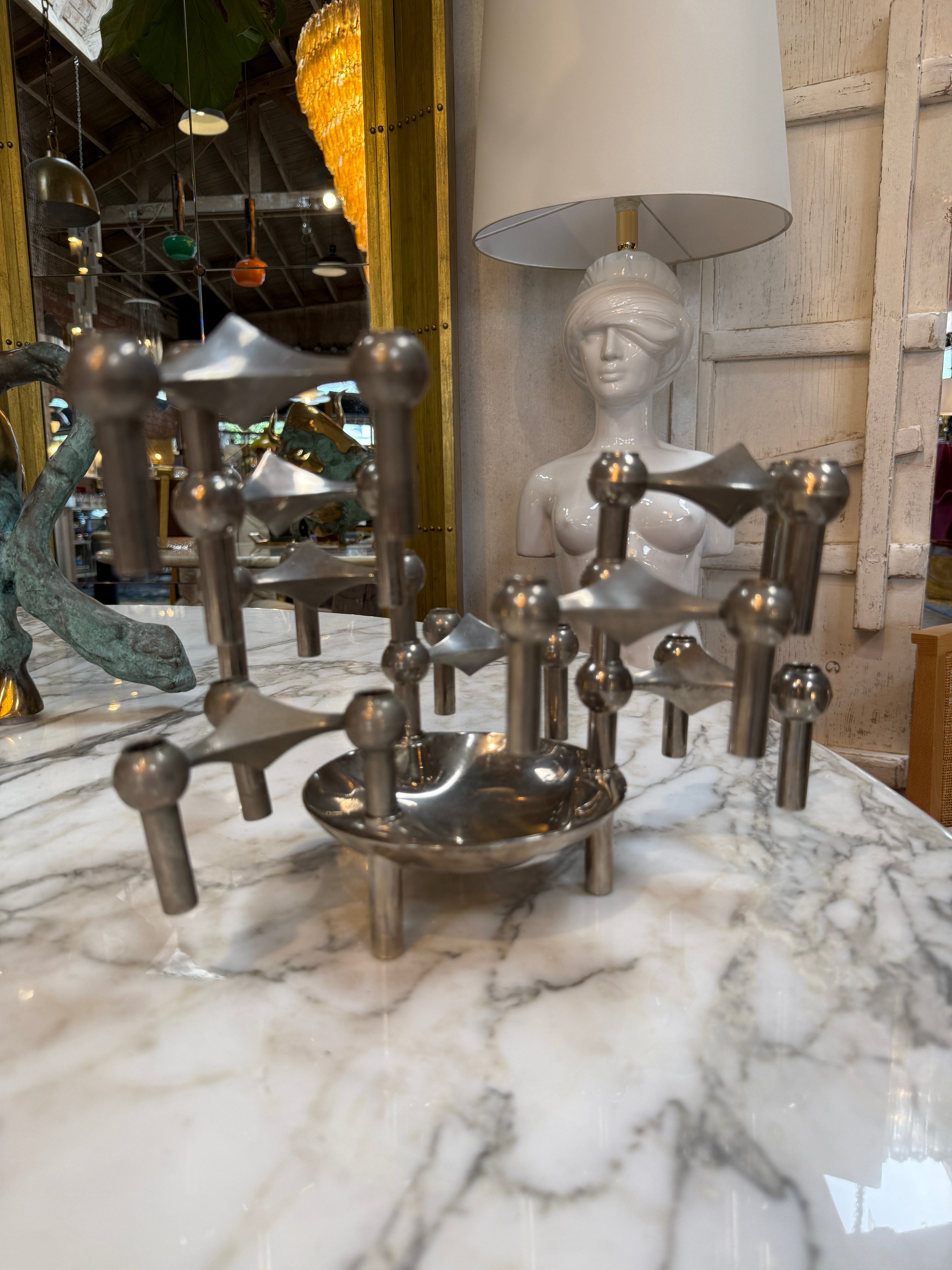 Vintage Modular Candleholder Set by Stoff & Nagel