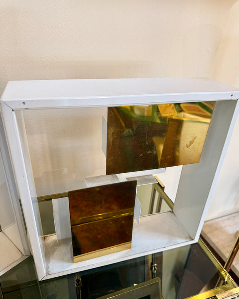 Pair of “Quadro di Luce” Table Lamps by Gio Ponti for Pollice, Italy, 1960s