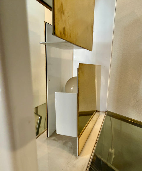 Pair of “Quadro di Luce” Table Lamps by Gio Ponti for Pollice, Italy, 1960s