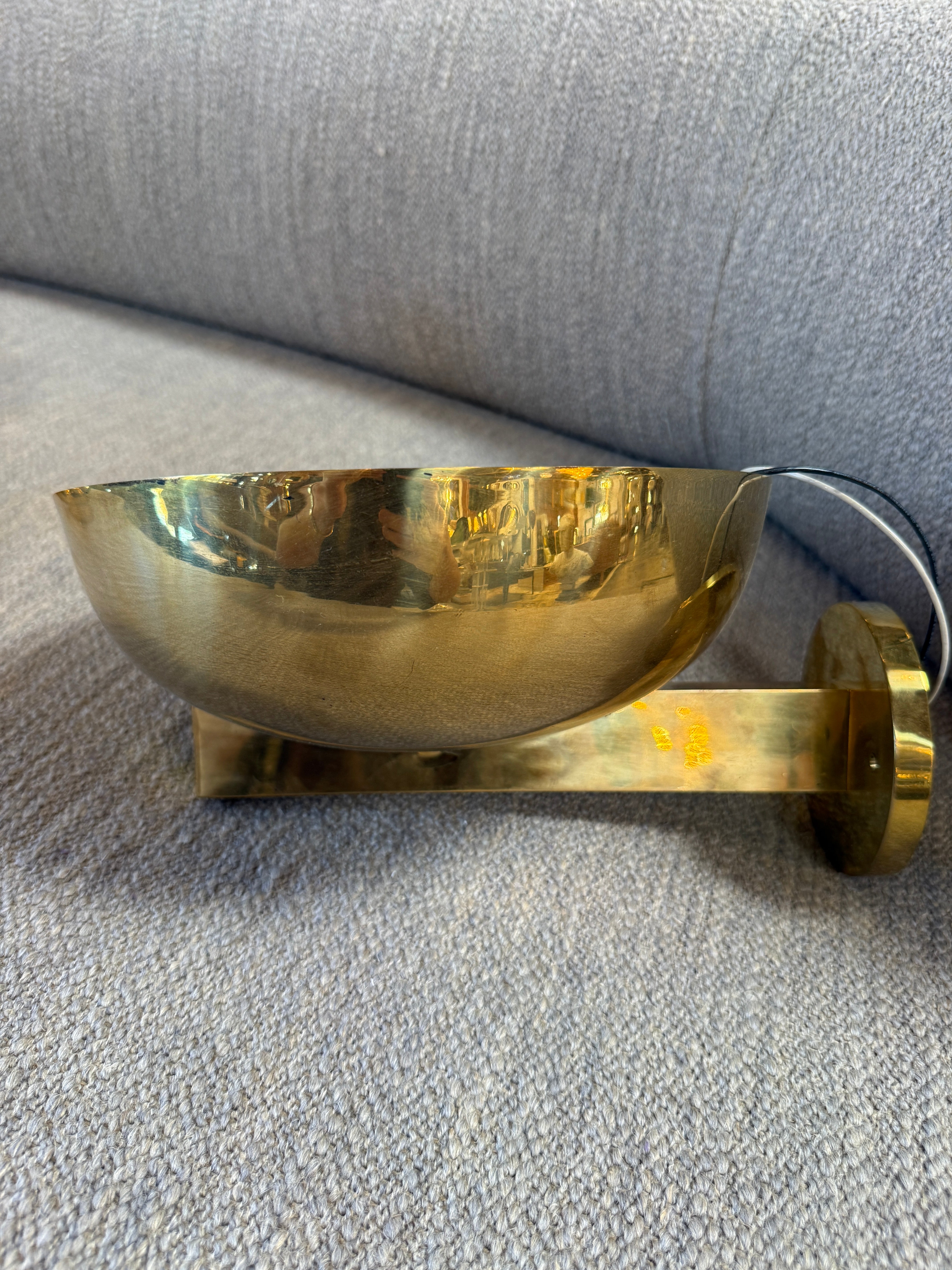 Pair of Italian Bowl Shape Sconces