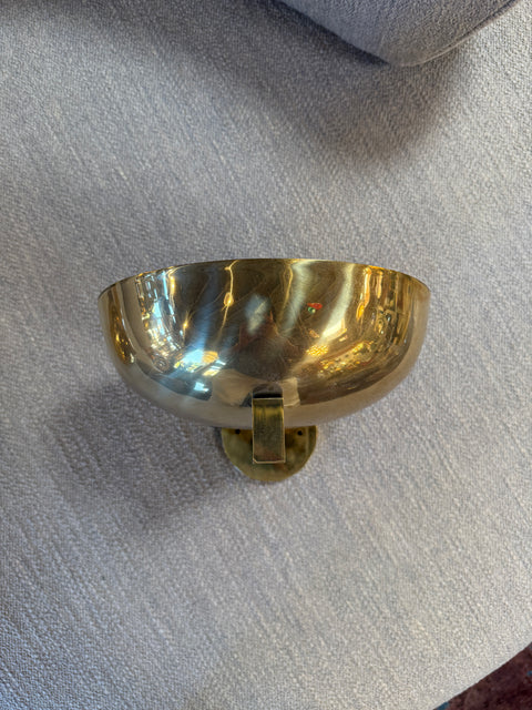 Pair of Italian Bowl Shape Sconces