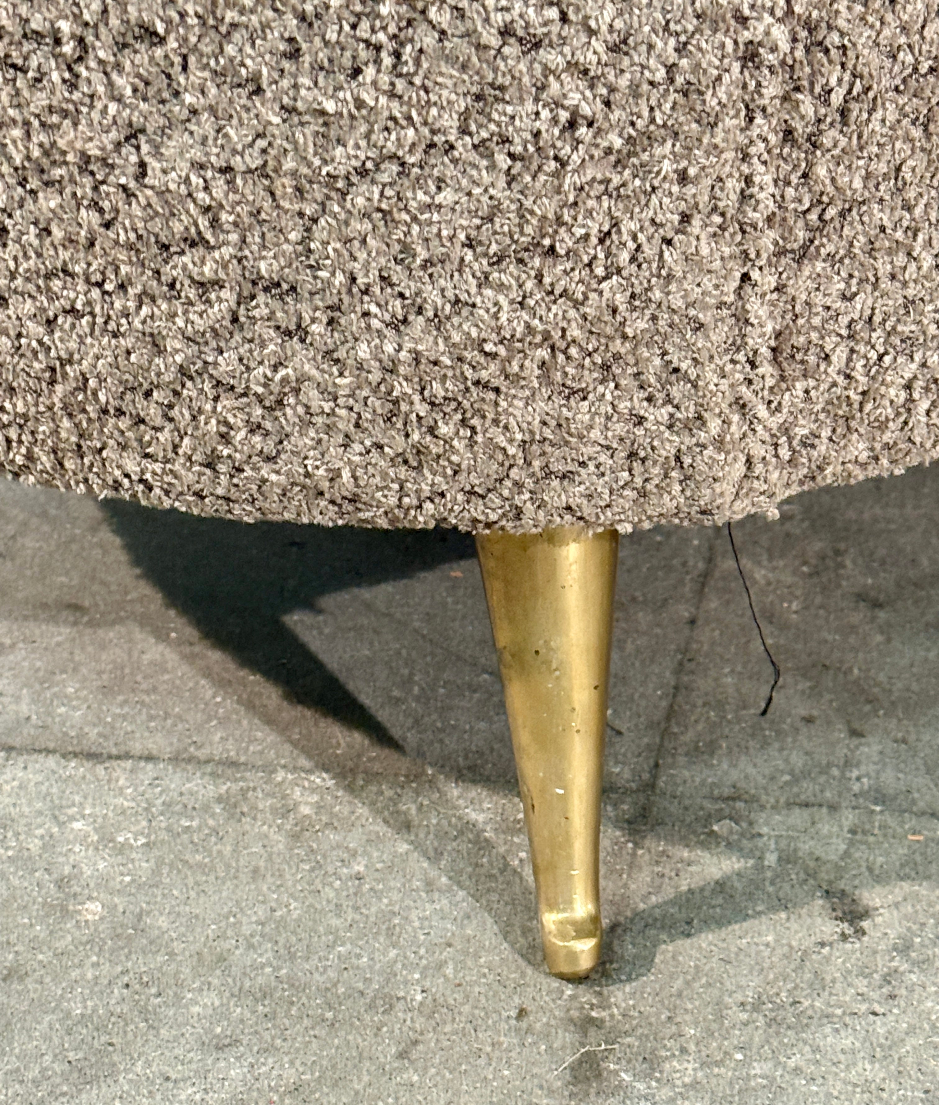 Curved Sofa, attributed to Federico Munari, Italy, 1960s