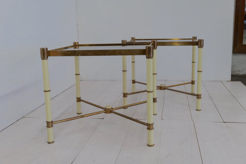 Pair of 2 Mid Century Side Table 1980s