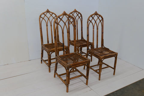 Mid Century Italian Set of 4 Chairs and Table 1970