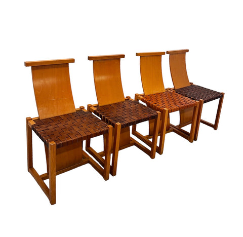 Set of 4 Mid Century Dining / Side Chairs by Avar Aalto 1960s