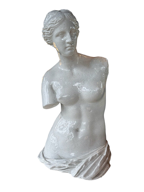 Vintage Italian Porcelain  Woman Sculpture 1970s