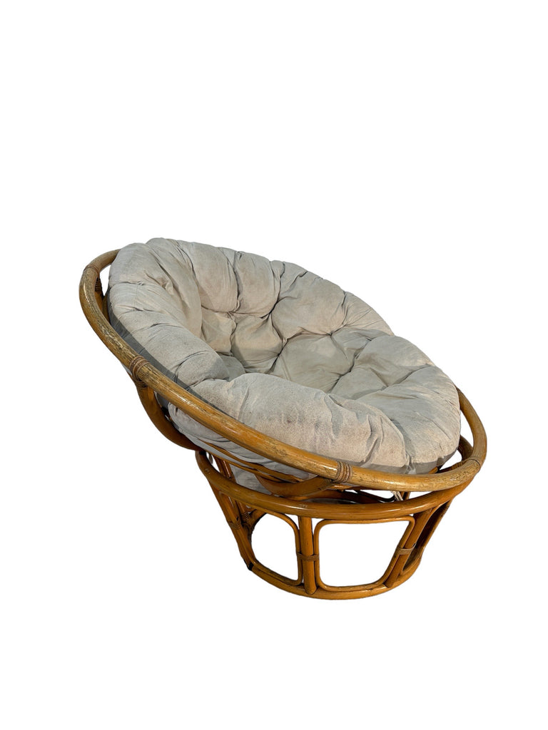 Mid century best sale modern papasan chair