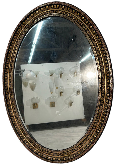 18th Century Italian Vintage Oversize Oval Wall Mirror