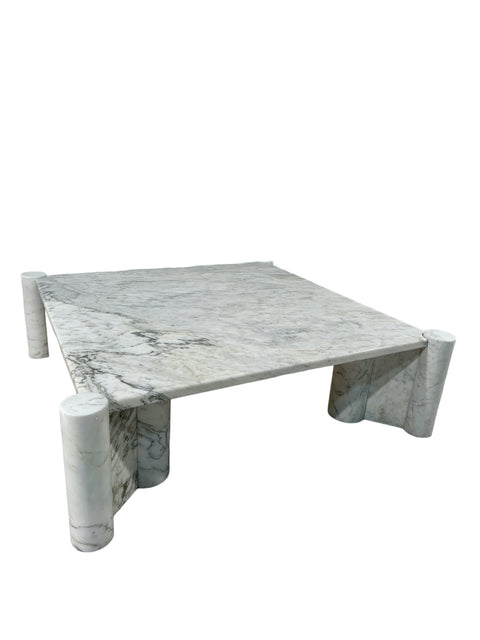 Gae Aulenti Carrara Marble Jumbo Table for Knoll International,  1970