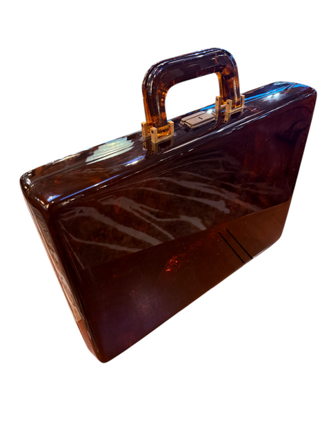 Italian Plexiglass Suitcase 80s