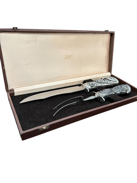 Gucci carving set 1950s/70s