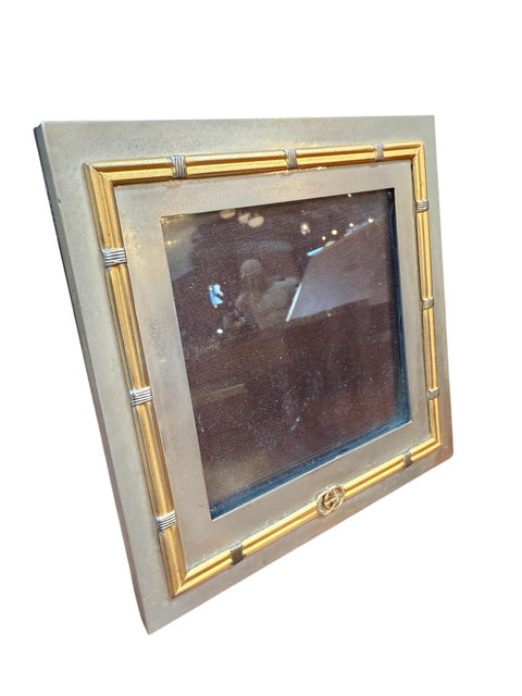 Gucci Vintage Picture Frame with Bamboo-Style Detailing