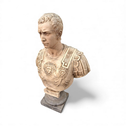 Neoclassical Marble Bust of a Roman General