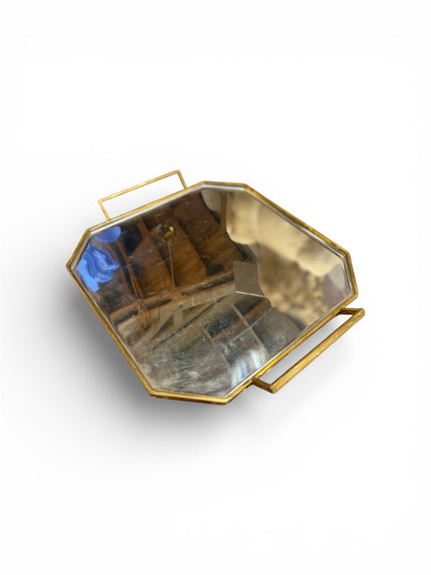 Serving Tray by Göttinghen, Brass and Stainless Steel, 1970s