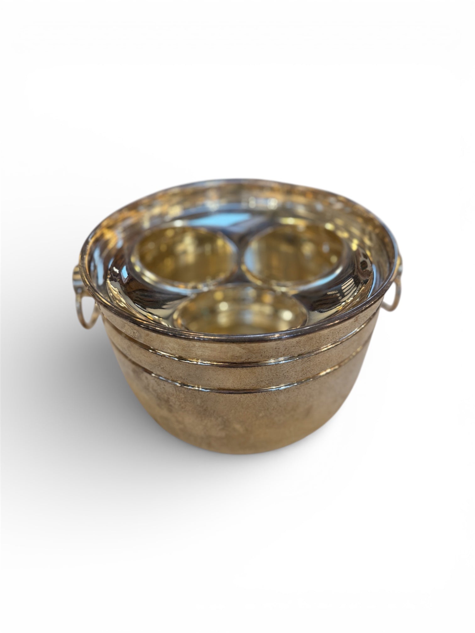 Vintage Italian Ice Bucket with Three-Compartment Insert, 1970s – ma+39 ...