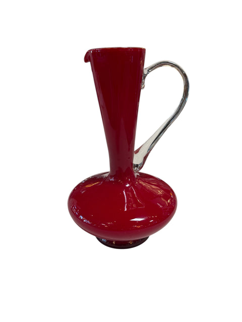 Red Murano Glass Pitcher, 1960s