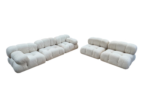 Mario Bellini “Camaleonda” modular sofa set, 5 pieces.