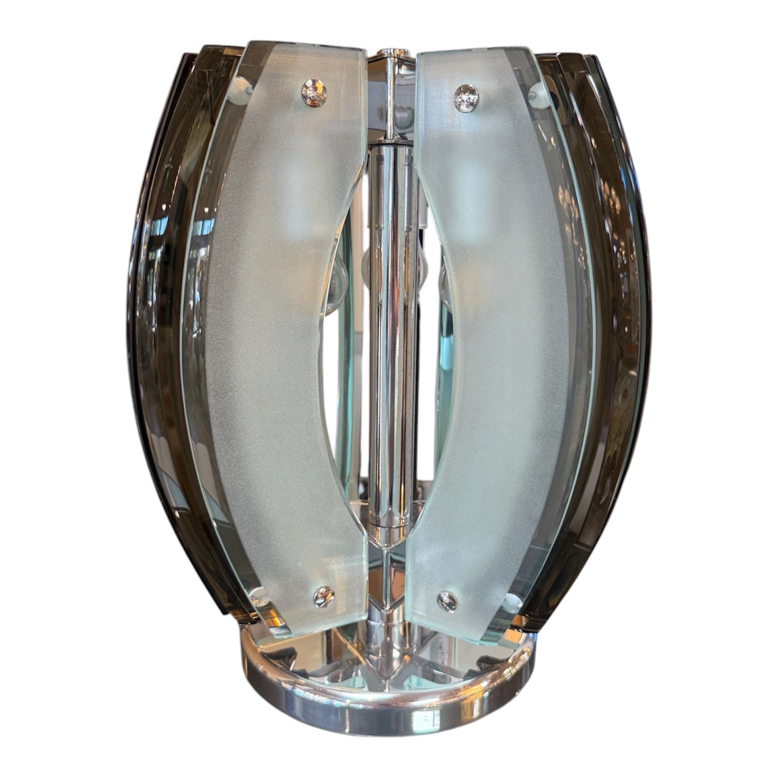Veca Space Age Table Lamp for Fontana Arte 1970s Italy
