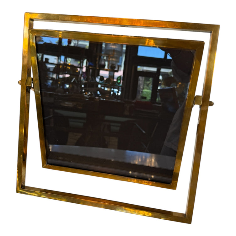 Vintage Italian Adjustable Brass Picture Frame
