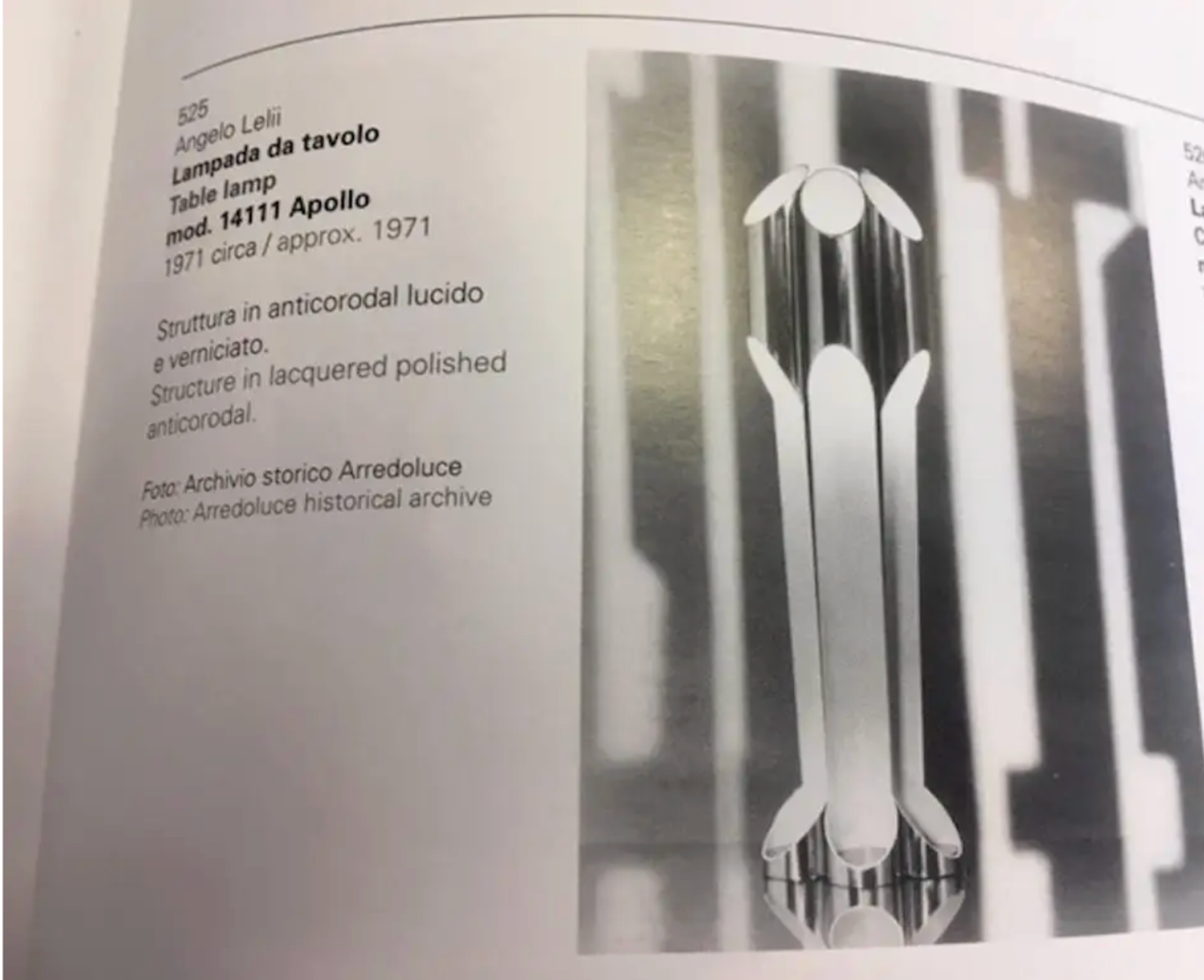 Angelo Lelli “Apollo” Table Lamp, Model 14111, Arredoluce, Italy, 1960s