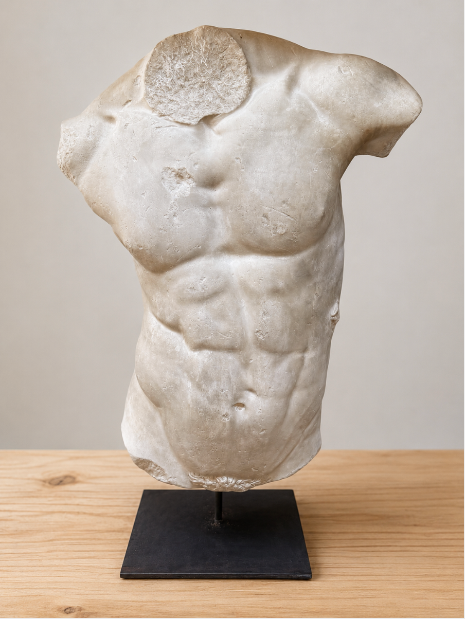 Gaddi's Torso, Plaster Bust, Copy in Scale 1/1