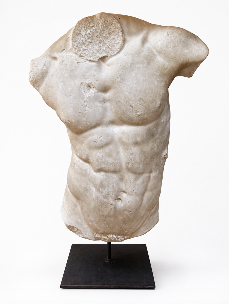 Gaddi's Torso, Plaster Bust, Copy in Scale 1/1