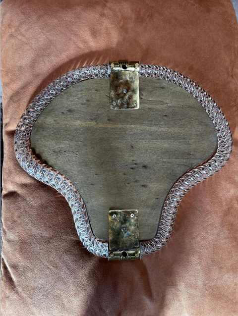 Vintage Italian Curvilinear Murano Wall Mirror 1940s