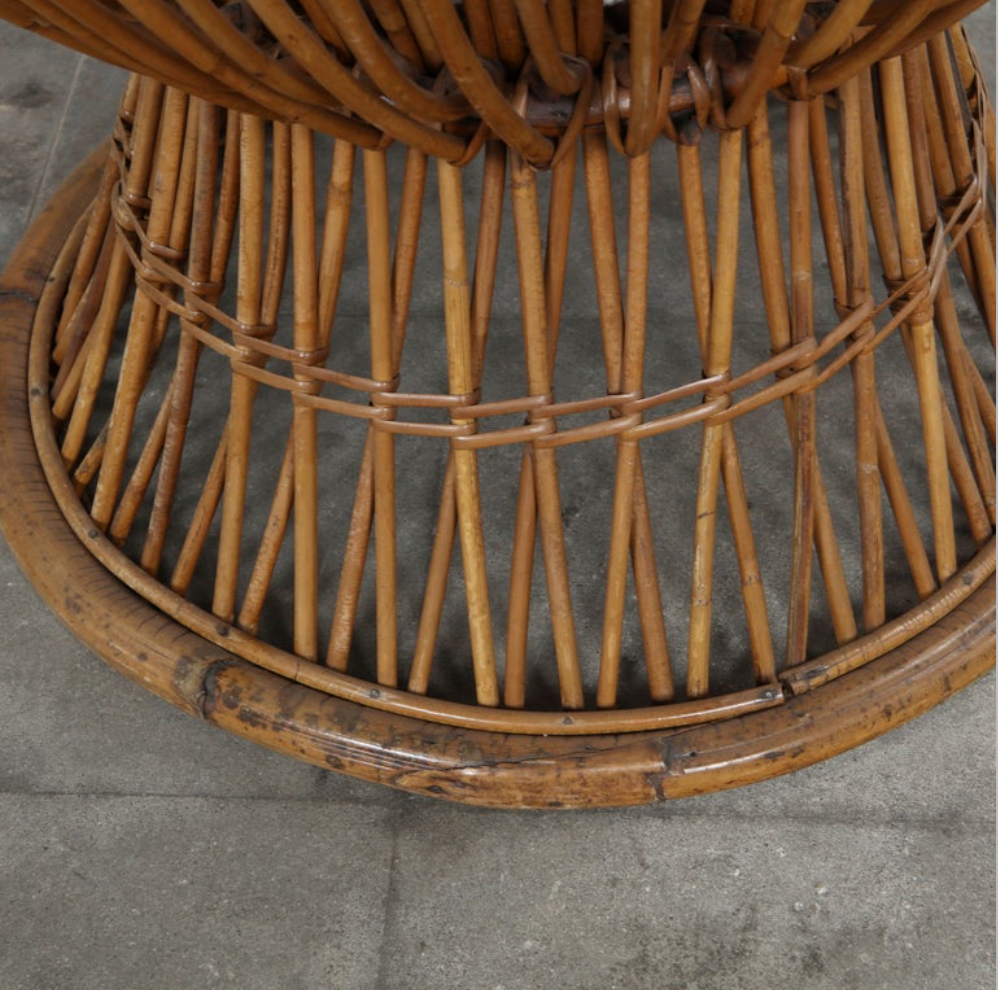 Margerita Rattan Chair by Franco Albini, Bonacina, 1950s