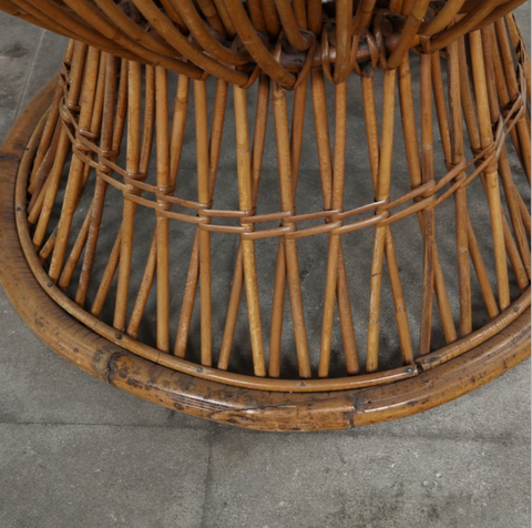 Margerita Rattan Chair by Franco Albini, Bonacina, 1950s