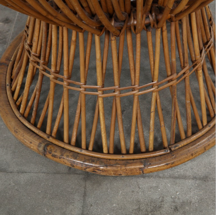 Margerita Rattan Chair by Franco Albini, Bonacina, 1950s