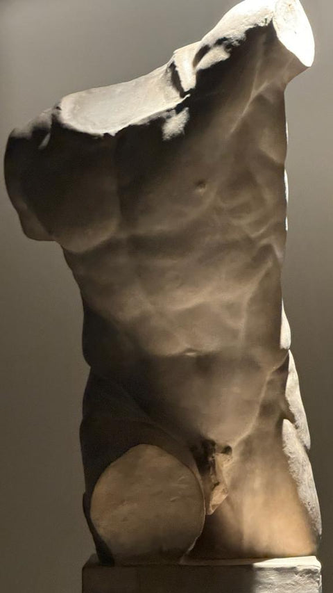 Plaster Cast of 'Gladiatore Borghese" (Late 1970s, Italy)