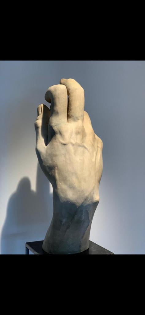 Plaster Cast of David's Hand - Italy 70s